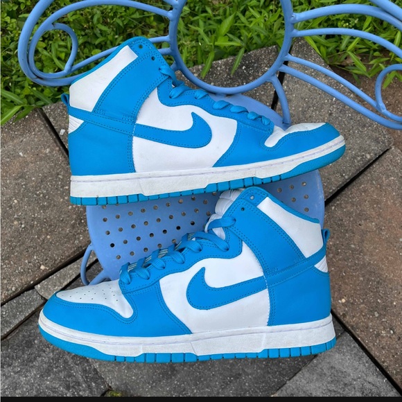 Nike Dunk High Laser Blue Sz10 Mens - Picture 2 of 9
